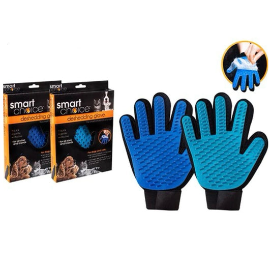 SMART CHOICE Pet Deshedding Grooming Glove Assorted Colours